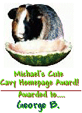 Cute Cavy Homepage Award